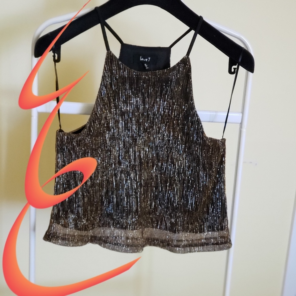 Top Love J sequined